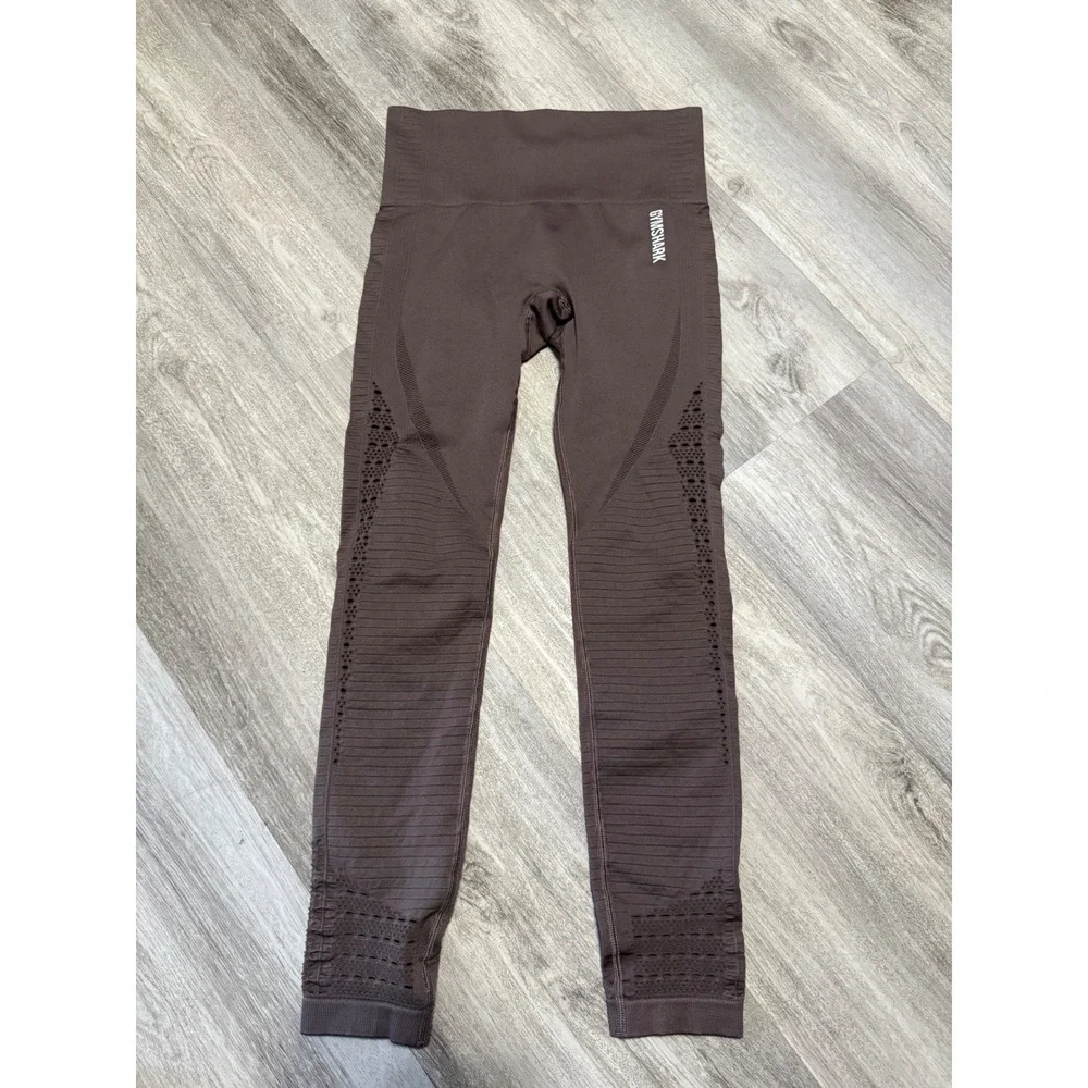 Gymshark Adapt Marl Seamless Leggings Brown Women's Size Small‎
